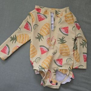 Girls infant swim suit